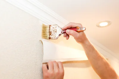 Pose de papier peint à Rollancourt — revêtements muraux et toiles de verre